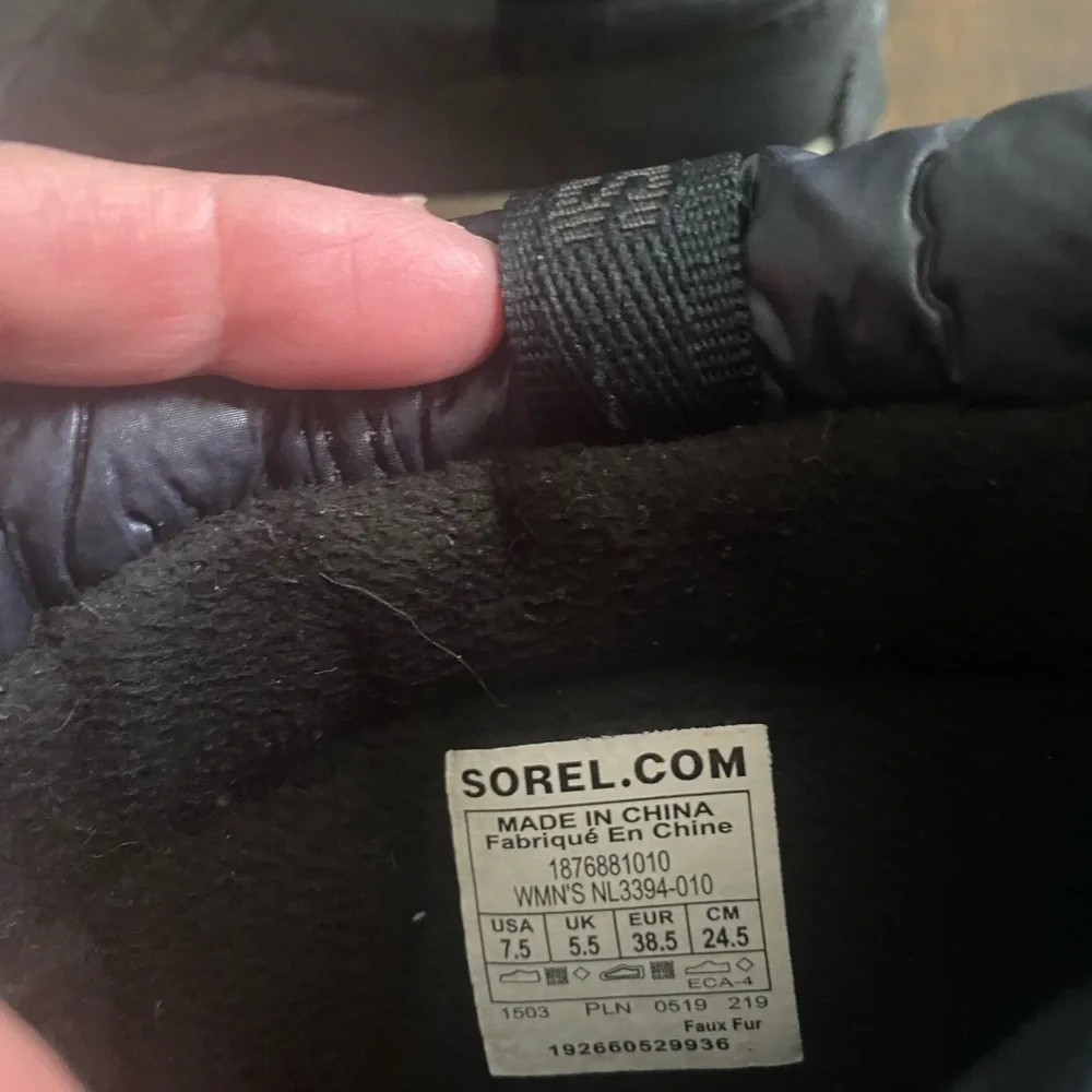 Sorel Out and About Puffy navy waterproof boots - Picture 7 of 10
